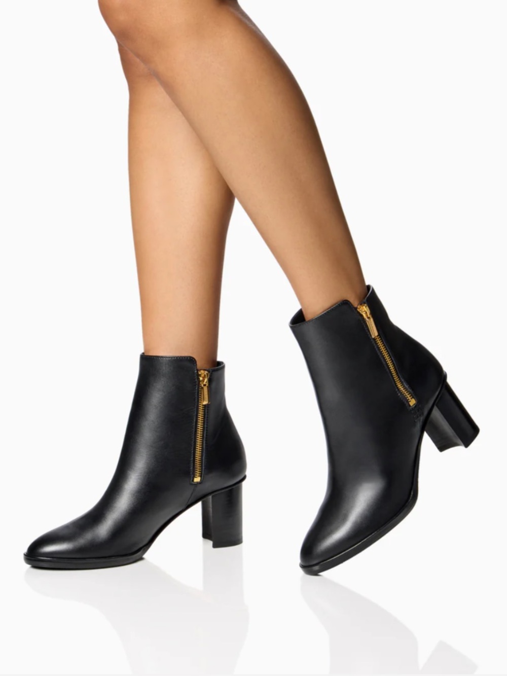 Sarah Flint Perfect Zip Bootie 70 black leather 39 US‎ 9 - Picture 3 of 15